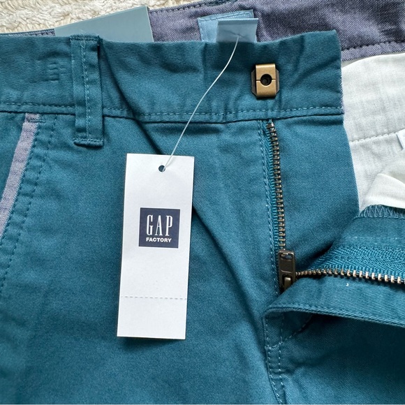 NWT Gap toddler boys turquoise chino pants - Picture 9 of 12